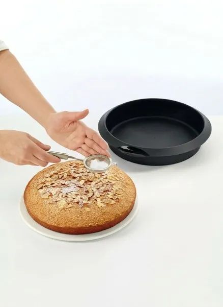 Lékué Runde Kuchenbackform 26 cm - Black