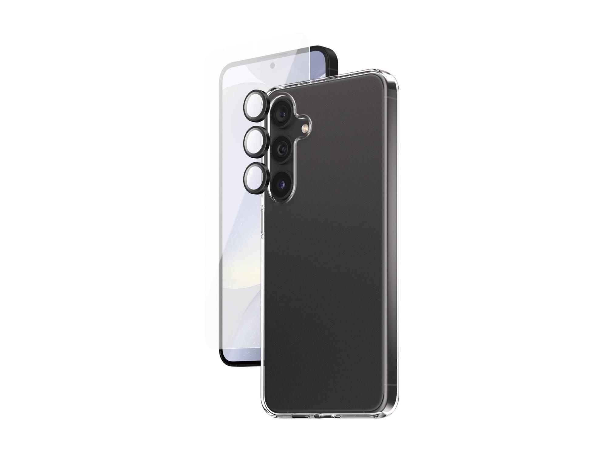 PanzerGlass SAFE. by PanzerGlass - 3-in-1 Schutzpacket - hintere Abdeckung für Mobiltelefon - Thermoplastisches Polyurethan (TPU)
