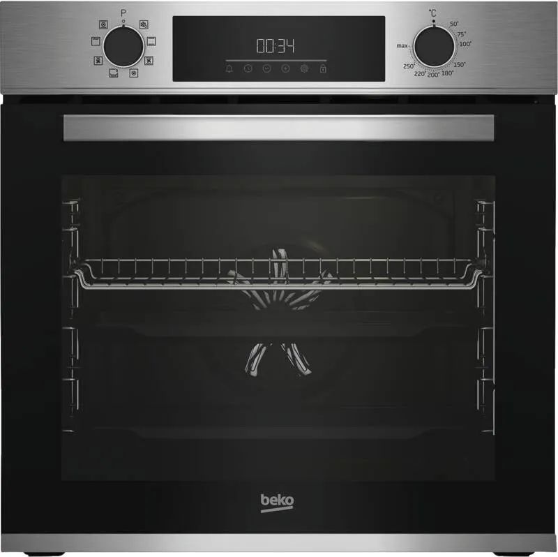 Beko BBSM12300XD Multifunktionsbackofenset -  72L Backofen inkl. Autarkes Cerankochfeld, 4 Kochzonen