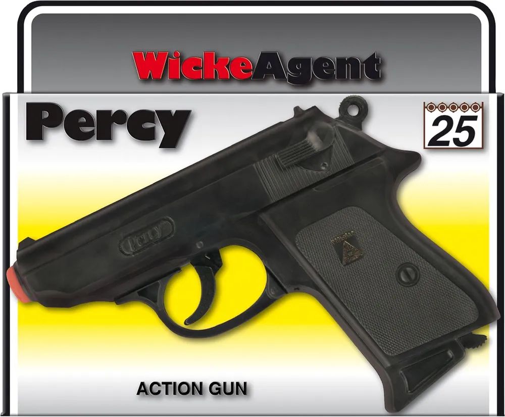 Sohni-Wicke Amorces-u.Spielwaren- 25er Agentenpistole Percy 15,8cm, Box