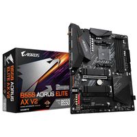 Gigabyte B550 AORUS ELITE AX - 1.0 - Motherboard - ATX - Socket AM4 - AMD B550 Chipsatz - USB 3.2 Gen 2, USB 3.2 Gen 1, USB-C Gen1 - 2.5 Gigabit LAN - Onboard-Grafik (CPU erforderlich)