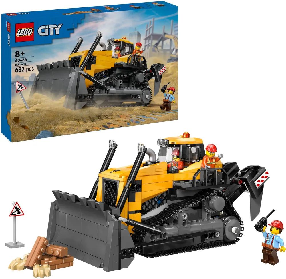 LEGO City Gelber Bulldozer 60466