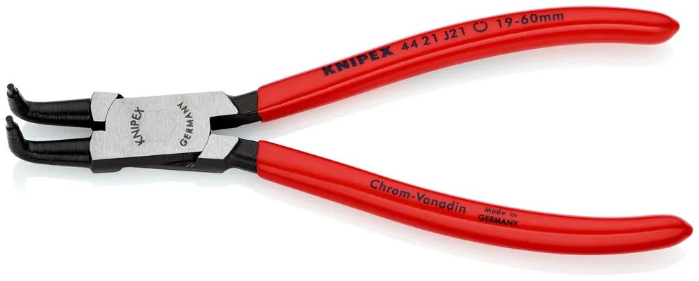 KNIPEX Sicherungsringzange für Innenringe in Bohrungen mit Kunststoff überzogen schwarz atramentiert 170 mm