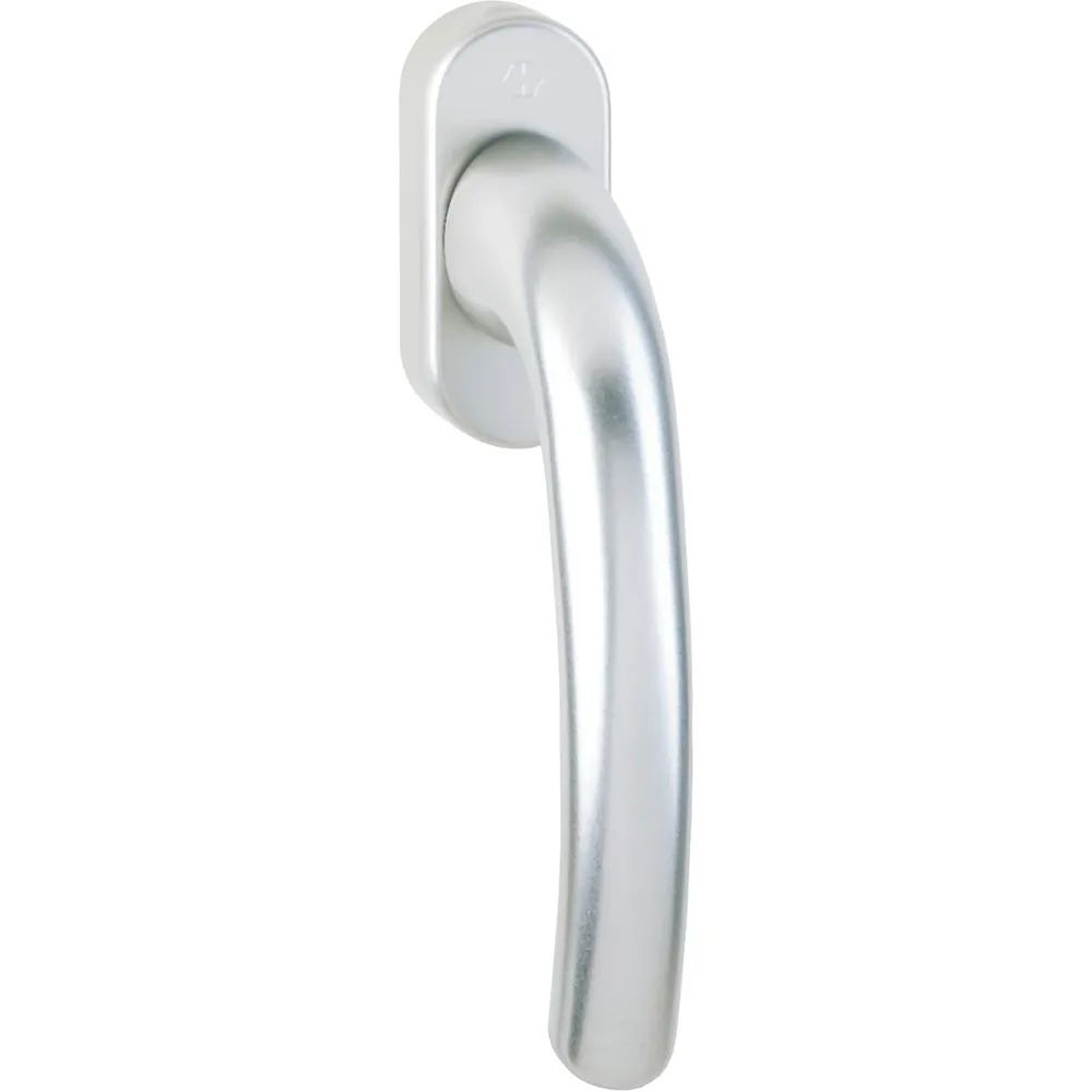 HOPPE Fenstergriff TOKYO, VK 7 x 32 mm, Rastung, Aluminium silber eloxiert