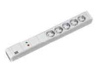 Bachmann Steckdosenleiste (Rack - einbaufähig) - Ausgangsanschlüsse: 5 (CEE 7/4)
