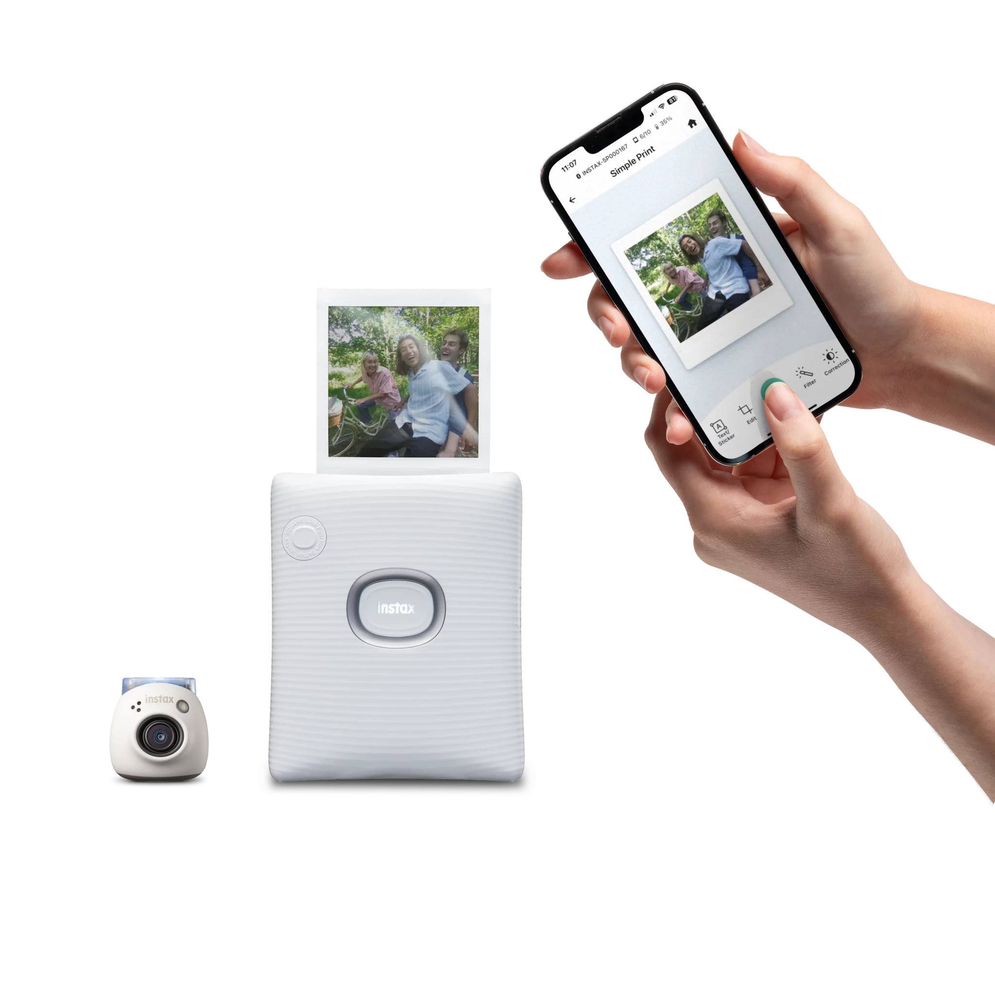 Fujifilm Instax Mini Pal, Milky White