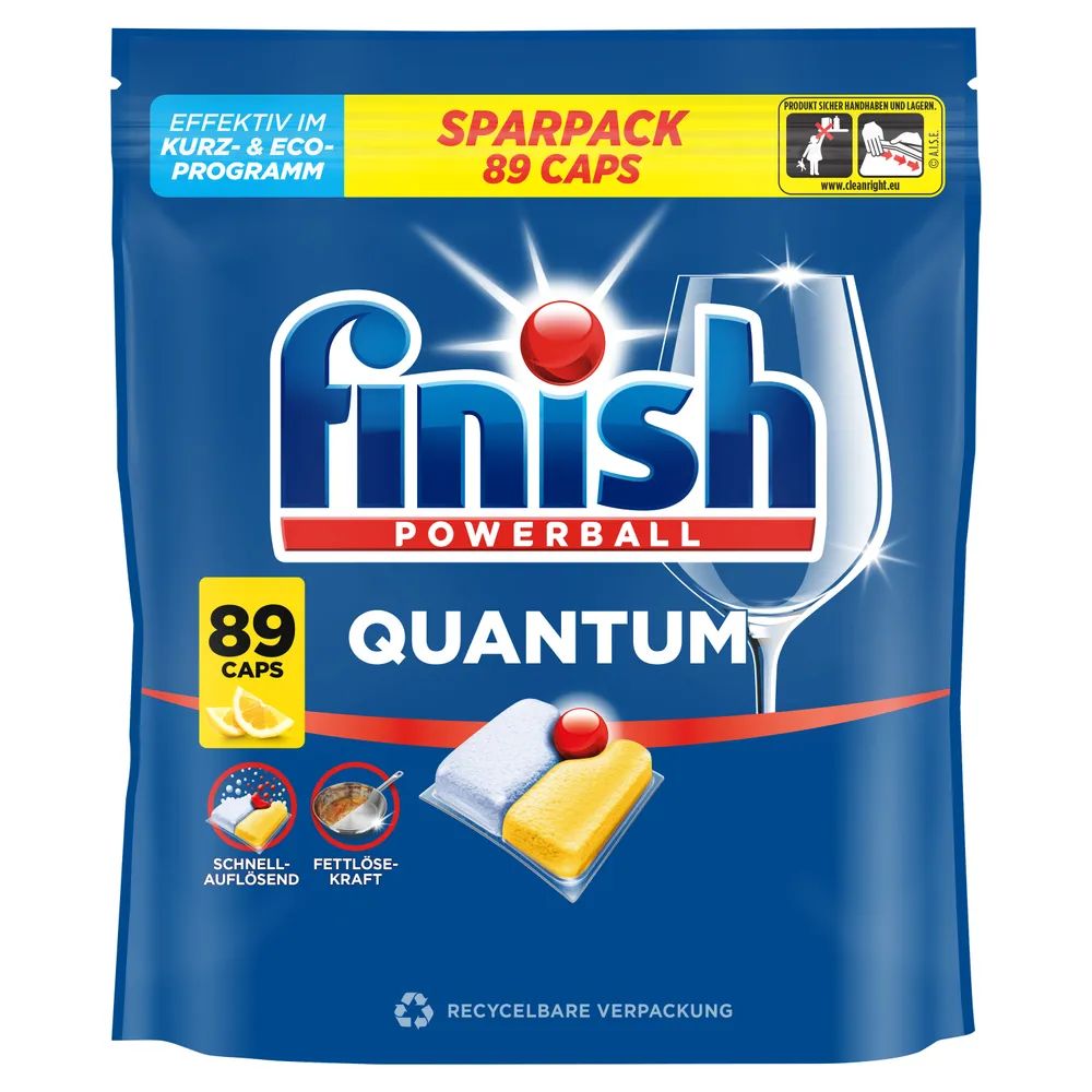 Finish Quantum Sparpack Citrus 89 Caps