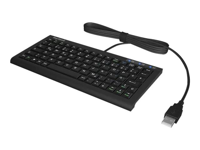 KeySonic ACK-3401U - Tastatur - USB - GB - Schwarz