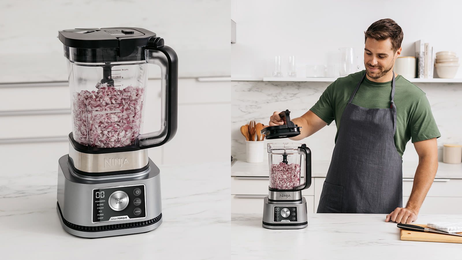 Ninja Foodi CB350EU 3-in-1 Power Nutri Mixer mit Smart Torque & Auto-iQ