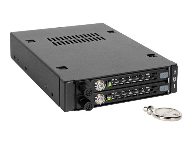 Icy Dock ToughArmor EX MB492SKL-B - Mobiles Speicher-Rack - 2.5" (6.4 cm)