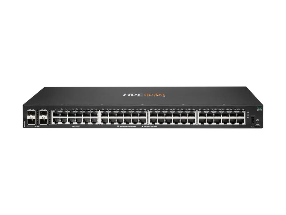 HPE Networking CX 6000 48p 10M/100M/1G 4p SFP 1G Switch EU en