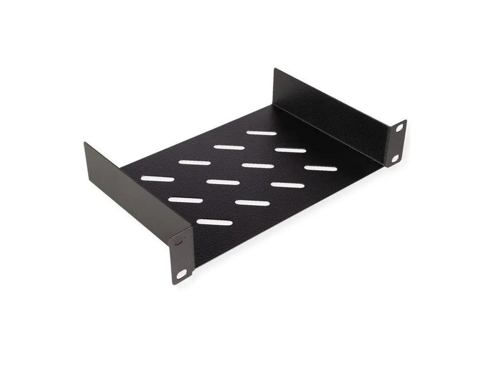 ROLINE Rack - Regal - 150 mm tief - RAL 9005, Jet Black - 1U - 48.3 cm (10")