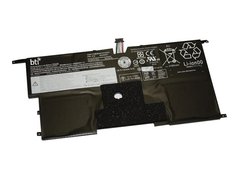 BTI Laptop-Batterie - Lithium-Polymer - 3355 mAh - für Lenovo ThinkPad X1 Carbon (3rd Gen)