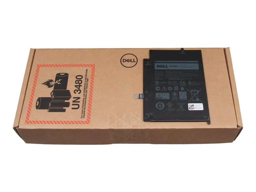 Dell 34Wh 2-cell lithium-ion battery for Latitude 7285 - Batterie - 4.250 mAh