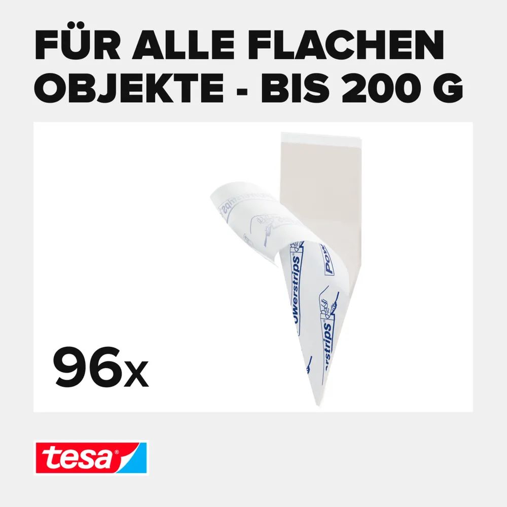 Tesa 58213-00000-20 - Bürokleinmaterial - 15x45 mm - Weiß - 96er