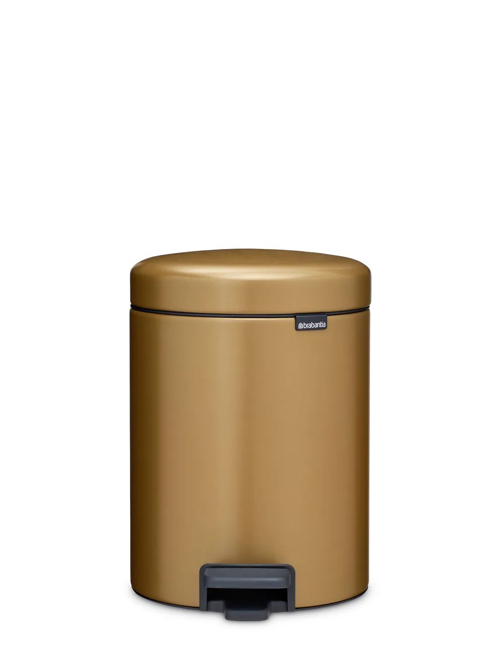 Brabantia NewIcon Treteimer, 5L - Warm Brass