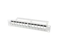 Lanberg PPKS-9112-S - 1U - Grau - Metall - 254 mm - 99,3 mm - 44,5 mm