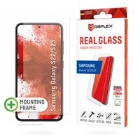 DISPLEX Panzerglas (10H - 2D) für Samsung Galaxy S22/S23 - Eco-Montagerahmen - kratzer-resistent - Samsung - Galaxy S22/S23 - Trockene Anwendung - Schlagfest - Kratzresistent - Staubresistent - Transparent - 1 Stück(e)