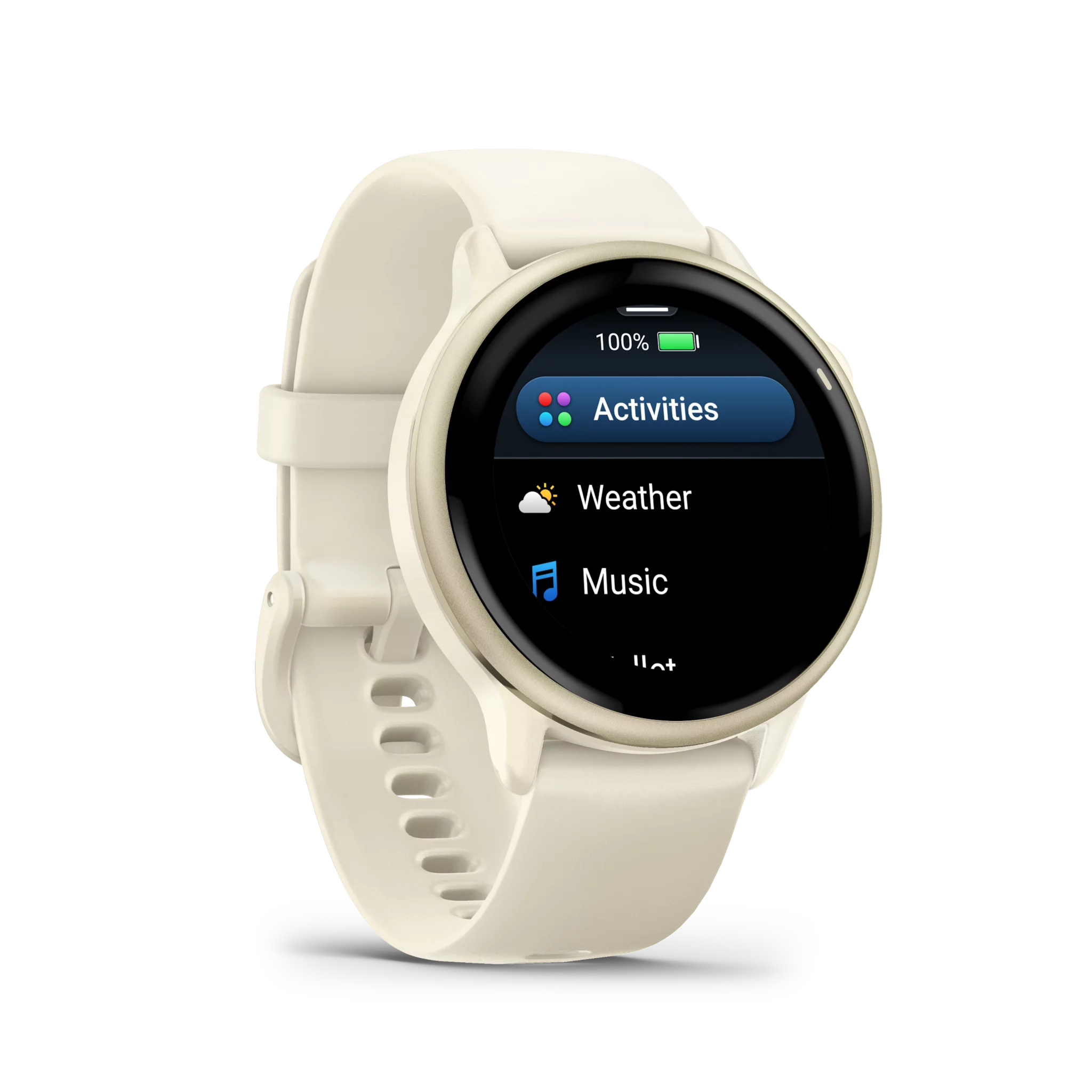 Garmin vívoactive 6 Bone/Lunargold
