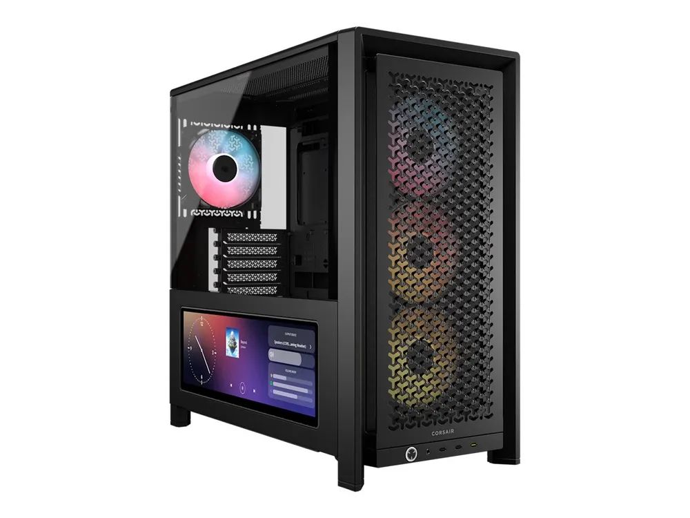 Corsair Frame 4000D LCD RS Performance Mid-Tower Black - Tower - ATX