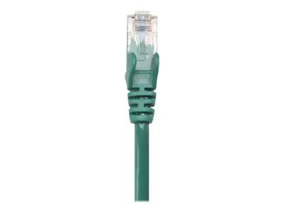 Intellinet Network Patch Cable, Cat5e, 5m, Green, CCA, U/UTP, PVC, RJ45, Gold Plated Contacts, Snagless, Booted, Lifetime Warranty, Polybag - Patch-Kabel - RJ-45 (M)