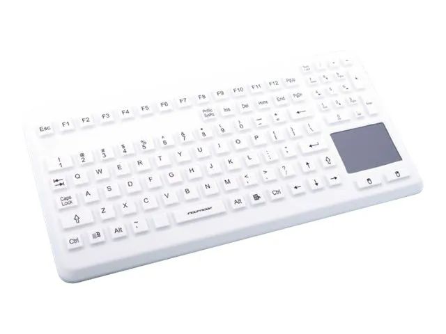 GETT TKG-104-TOUCH-IP68-GREY-USB-DE - Verkabelt - USB - QWERTZ - Grau