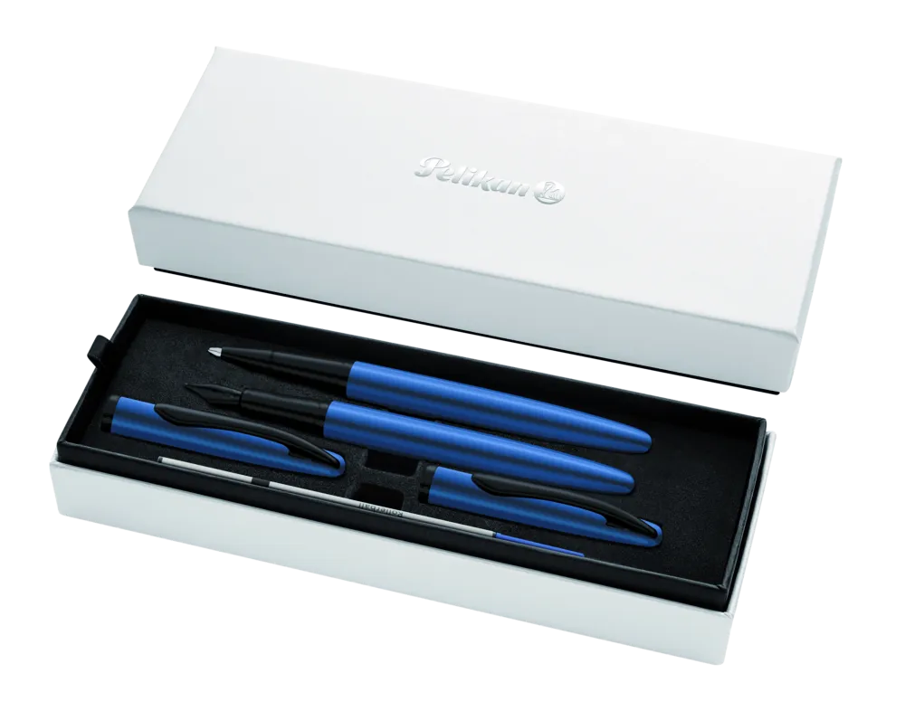 Pelikan Füllhalter & Roller Jazz® Noble Elegance im Set, Aquamarin