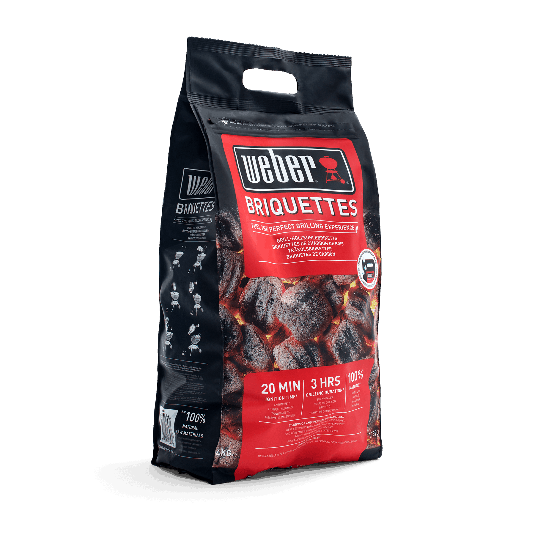 Weber Briketts, 4 kg