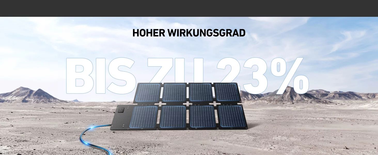Anker Innovations SOLIX C300X DC+ PS60 Faltbares Solarpanel