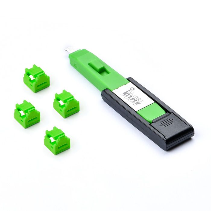 Smart Keeper Mini"RJ11 Port" Blocker grün 4 Stk.+Key