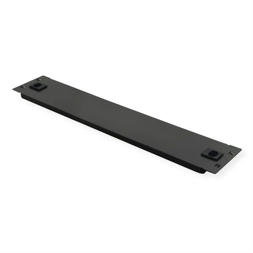 ROLINE 19-Zoll-Blindplatte Snap-in, 2 HE, schwarz