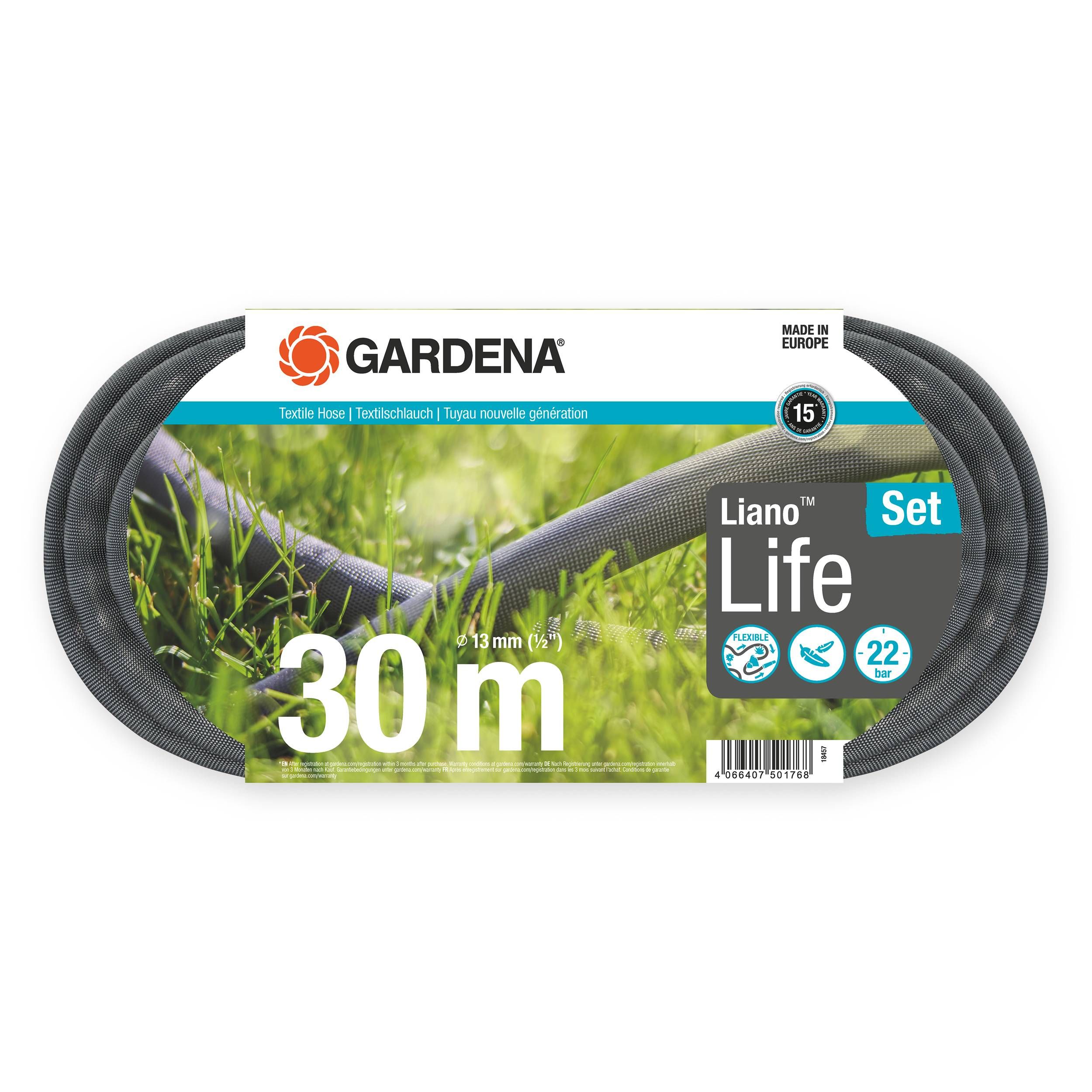 Gardena Liano™ Life 1/2", 30 m Set
