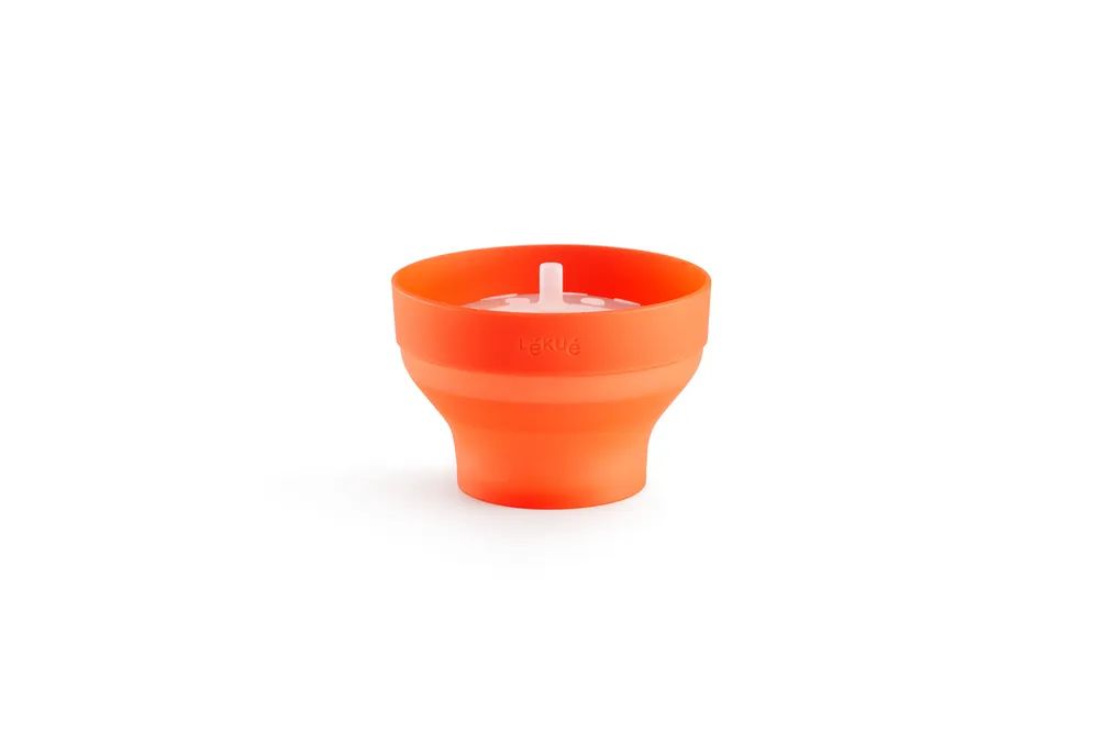 Lékué Kleiner MW-Popcorn-Maker, 2er-Set - Red