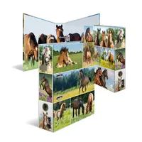 HERMA Motiv-Ordner A4 Animals Pferdewiese - A4 - Halteöse - Lagerung - Karton - Mehrfarbig - 7 cm