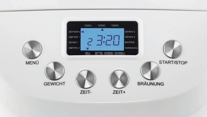 Unold Brotbackautomat 68520 Backmeister Big White