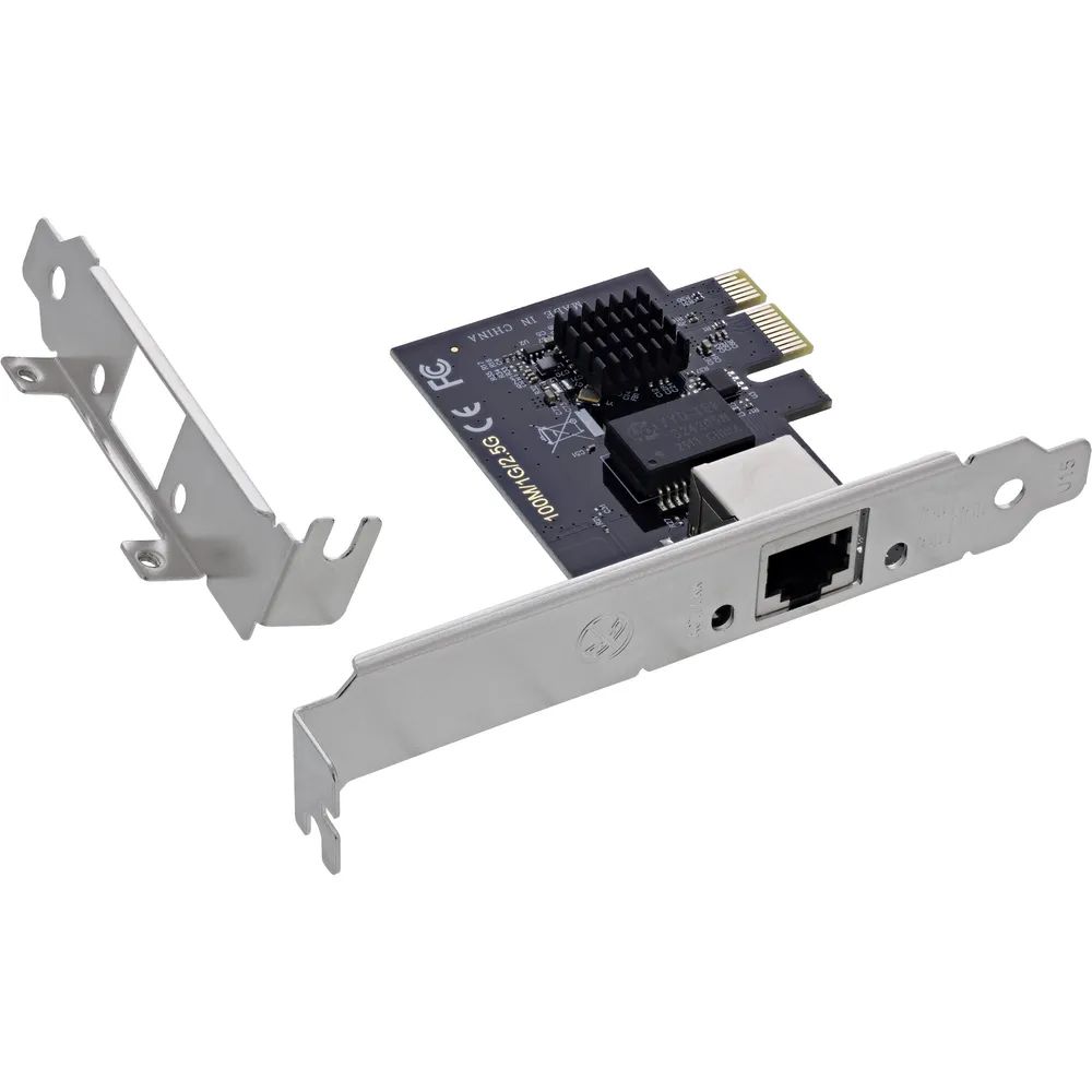 InLine 2,5-Gigabit Netzwerkkarte - 1x RJ45 2,5 Gb/s - PCIe x1