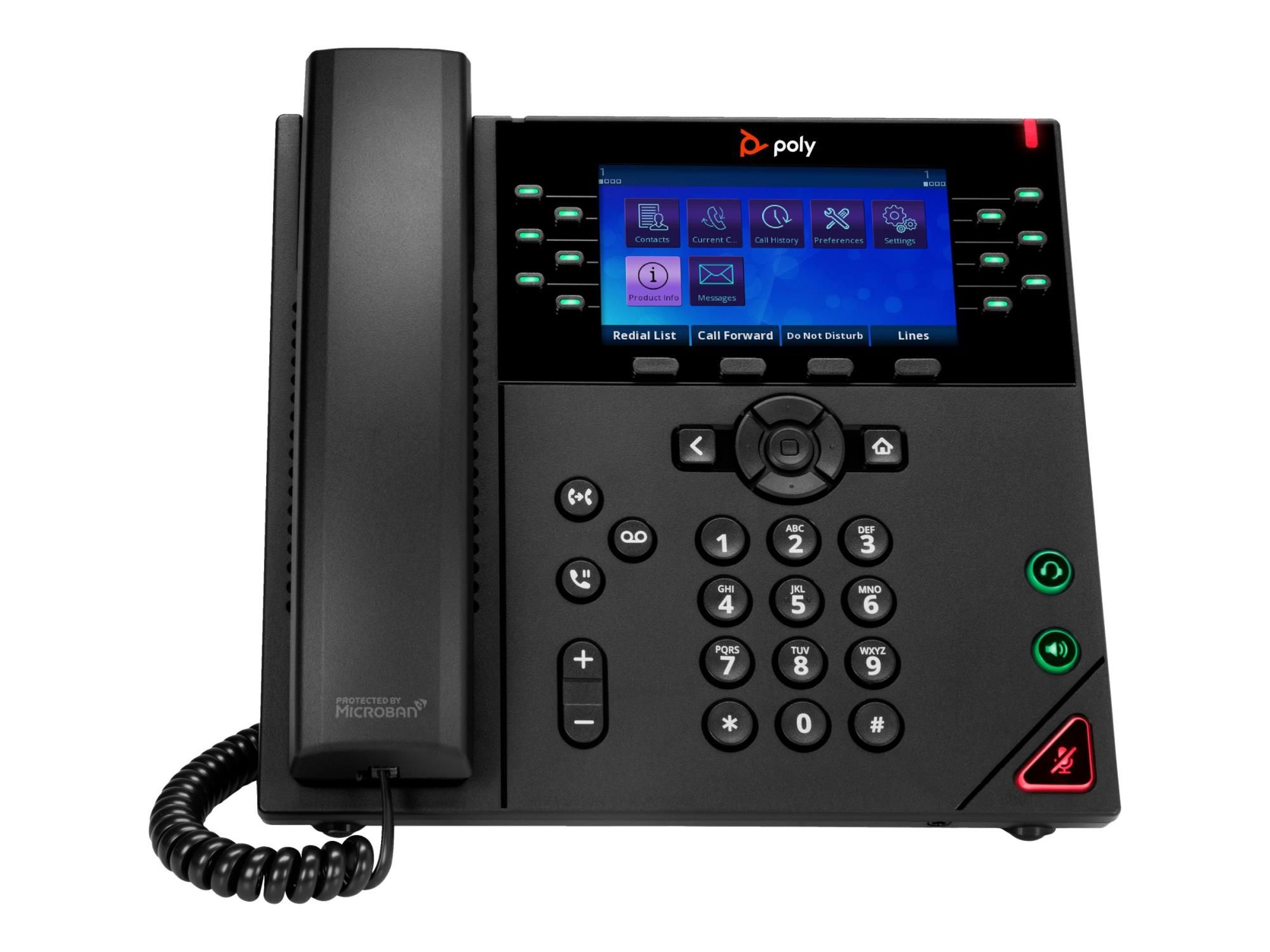 Poly VVX 450 - OBi Edition - VoIP-Telefon - dreiweg Anruffunktion