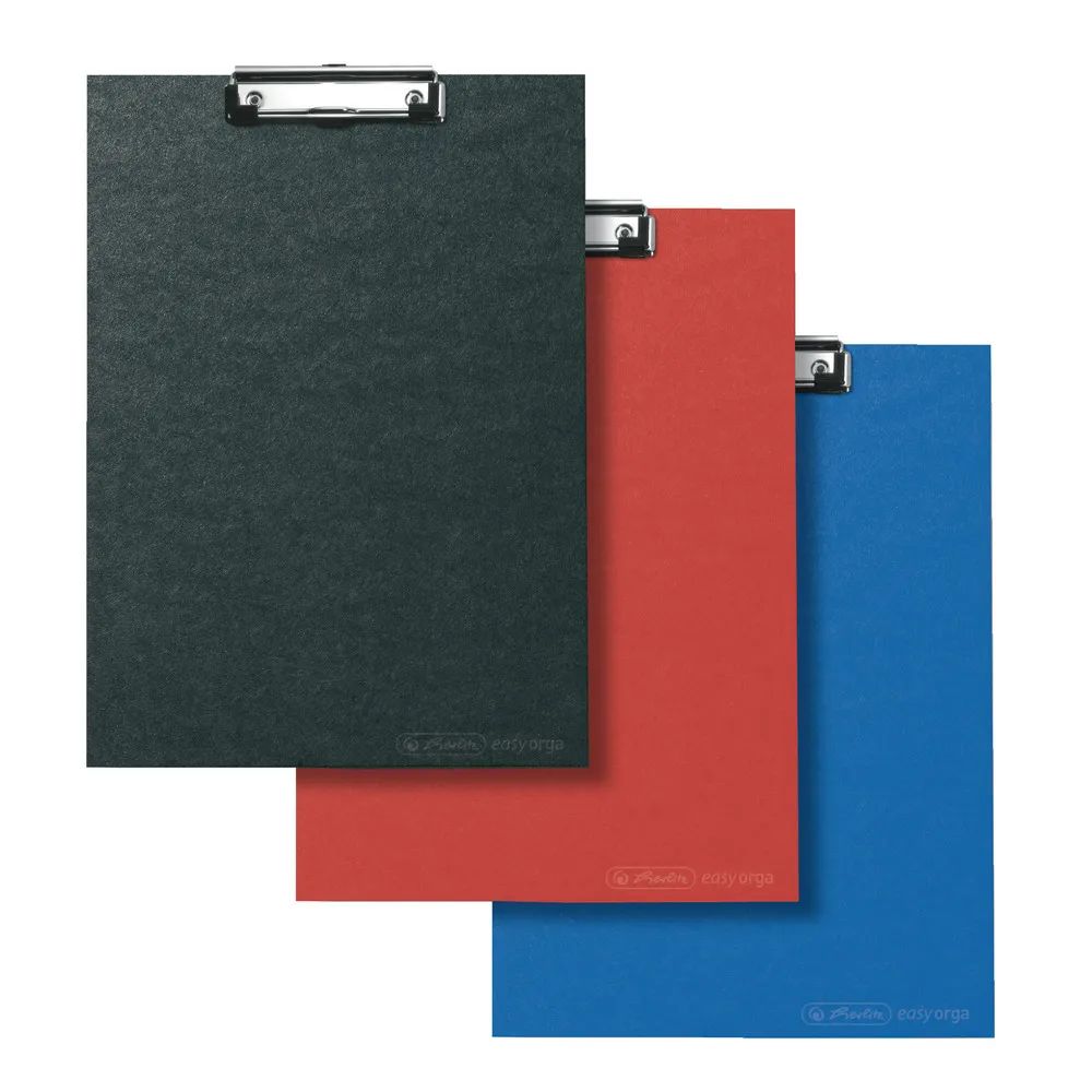 herlitz Klemmbrett, A4, farbig sortiert
