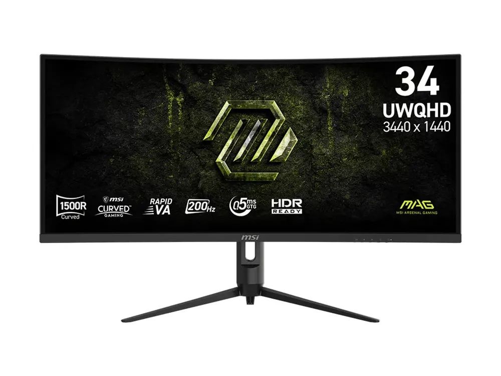 MSI MAG 342CQRFDE E20 - LED-Monitor - Gaming - gebogen - 86.4 cm (34")