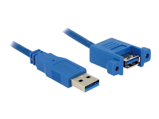 Delock USB 3.0 Typ-A Stecker > USB 3.0 Typ-A Buchse - USB-Kabel - USB Typ A (W)