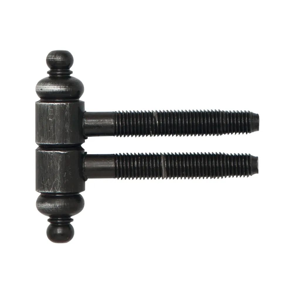 SFS Einbohrband mit Zierkopf, ø 16 mm, Bandhöhe 63 mm, Stahl schwarz antik