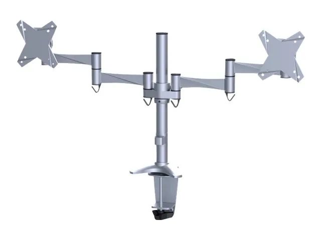 Neomounts FPMA-D1330D - Befestigungskit - Voll beweglich - für 2 LCD-Displays - Silber - Bildschirmgröße: 25.4-69 cm (10"-27")