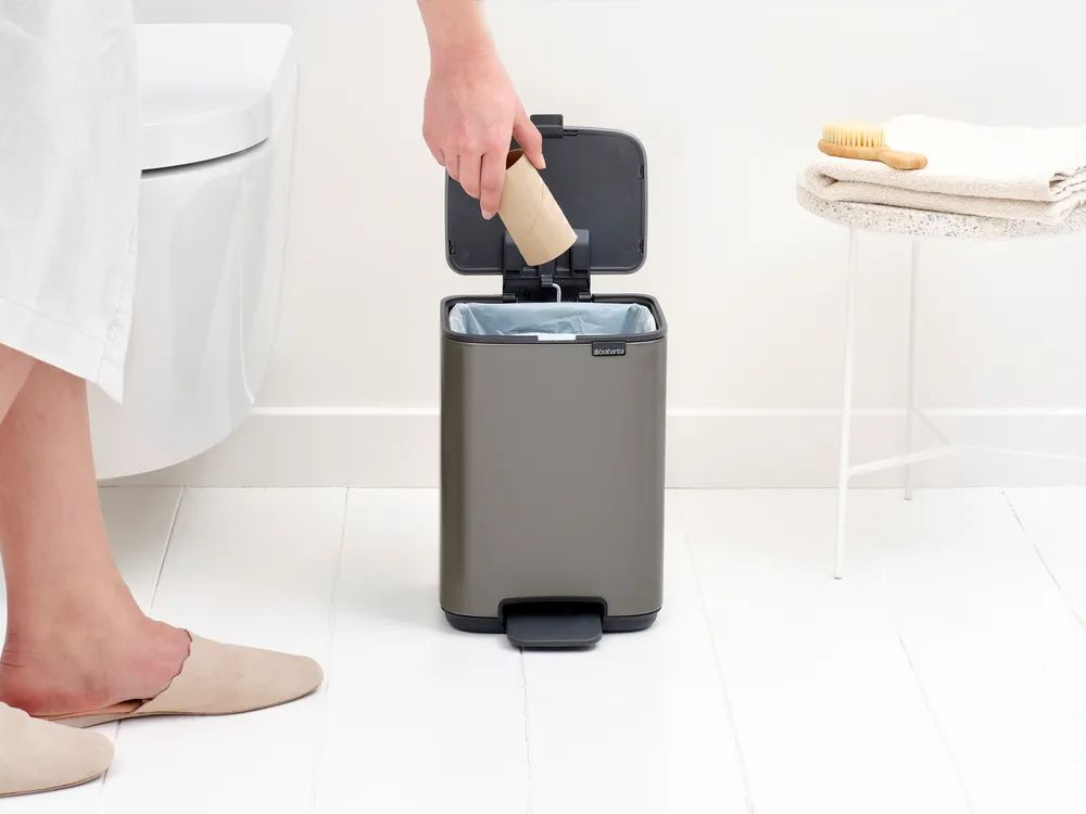 Brabantia Bo Treteimer, 4L - Platinum