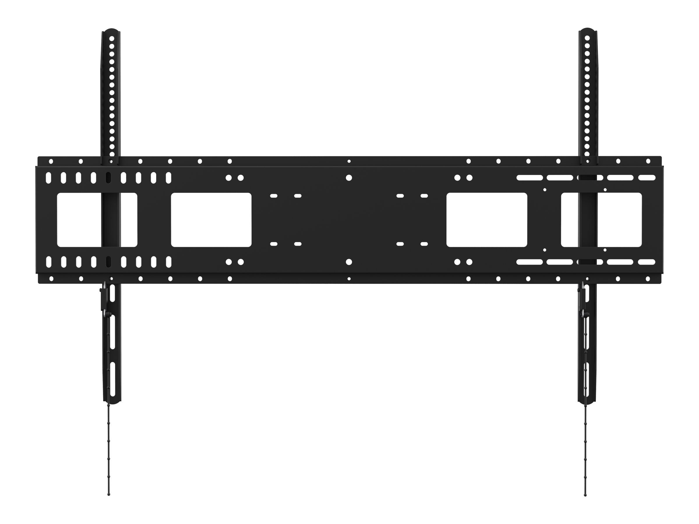 Vision VFM-W10X6 - Heavy Duty - Klammer - für Media Player / LCD-Display - kaltgewalzter Stahl - Schwarz - Bildschirmgröße: 140-213 cm (55"-90")