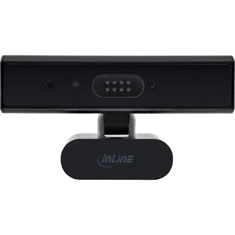 InLine 5MP Webcam - USB-C - Autofokus - Windows Hello - Privacy-Shutter