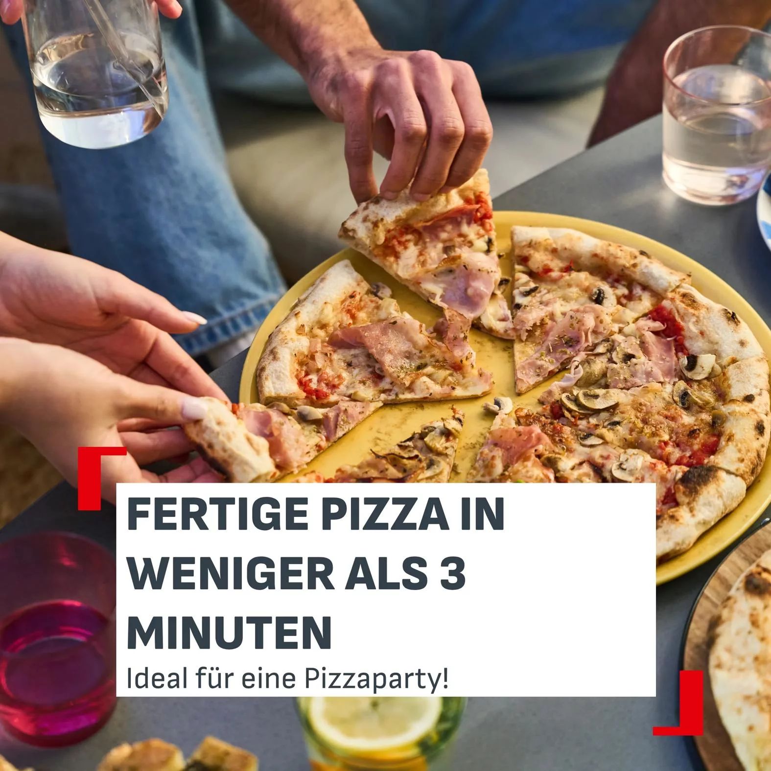 Tefal JM600T Pizza Pronto - bis zu 400 °C