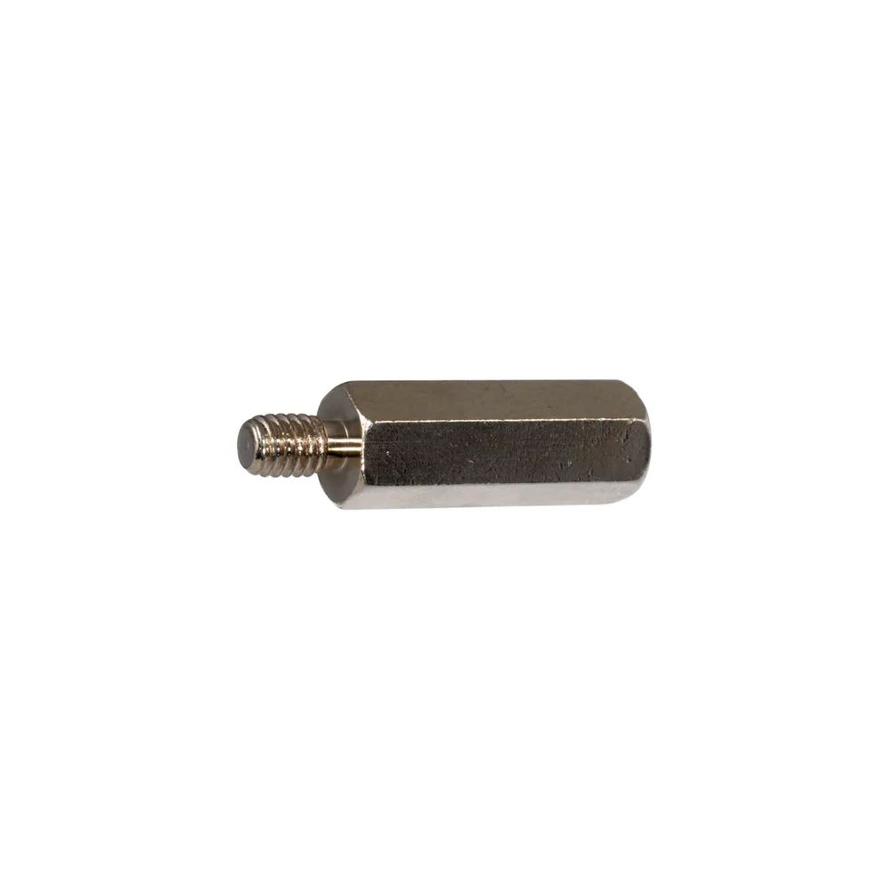 Dremec Befestigungselemente GmbH Distanzhalter M 4x10 Innen-/Aussengewinde Messing vernickelt