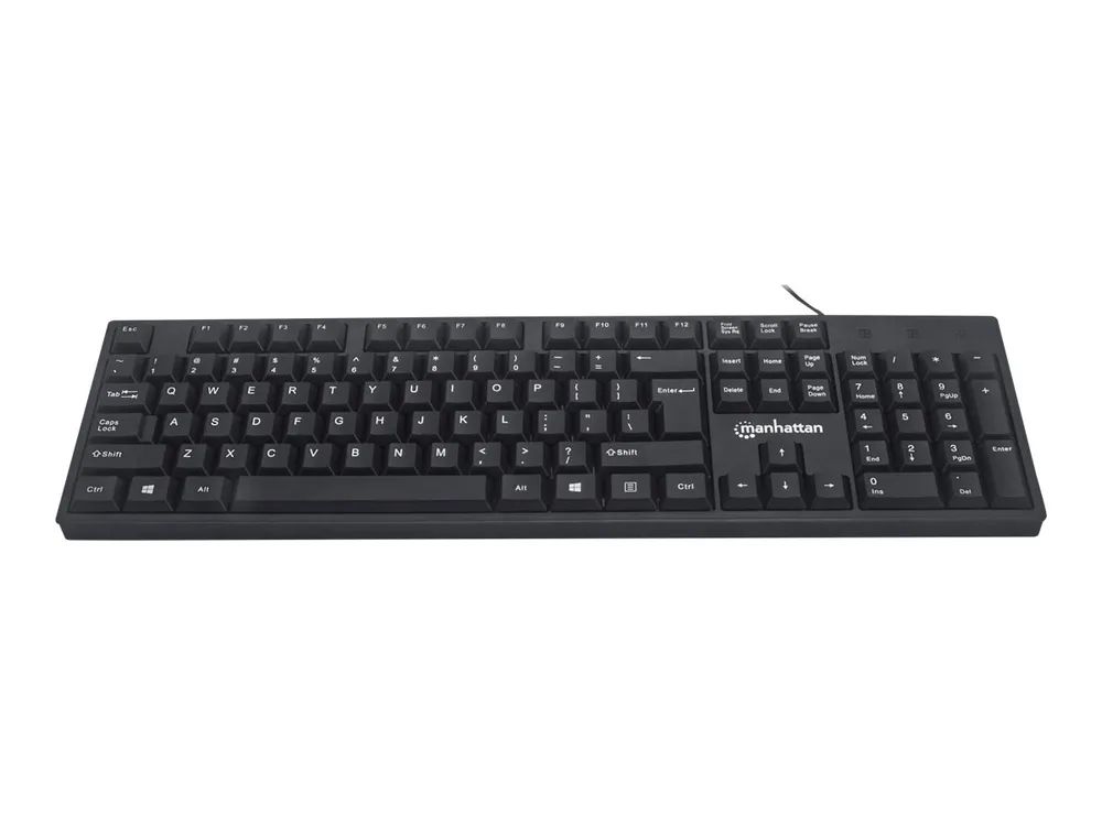 IC Intracom Manhattan - Tastatur - USB - Schwarz - retail