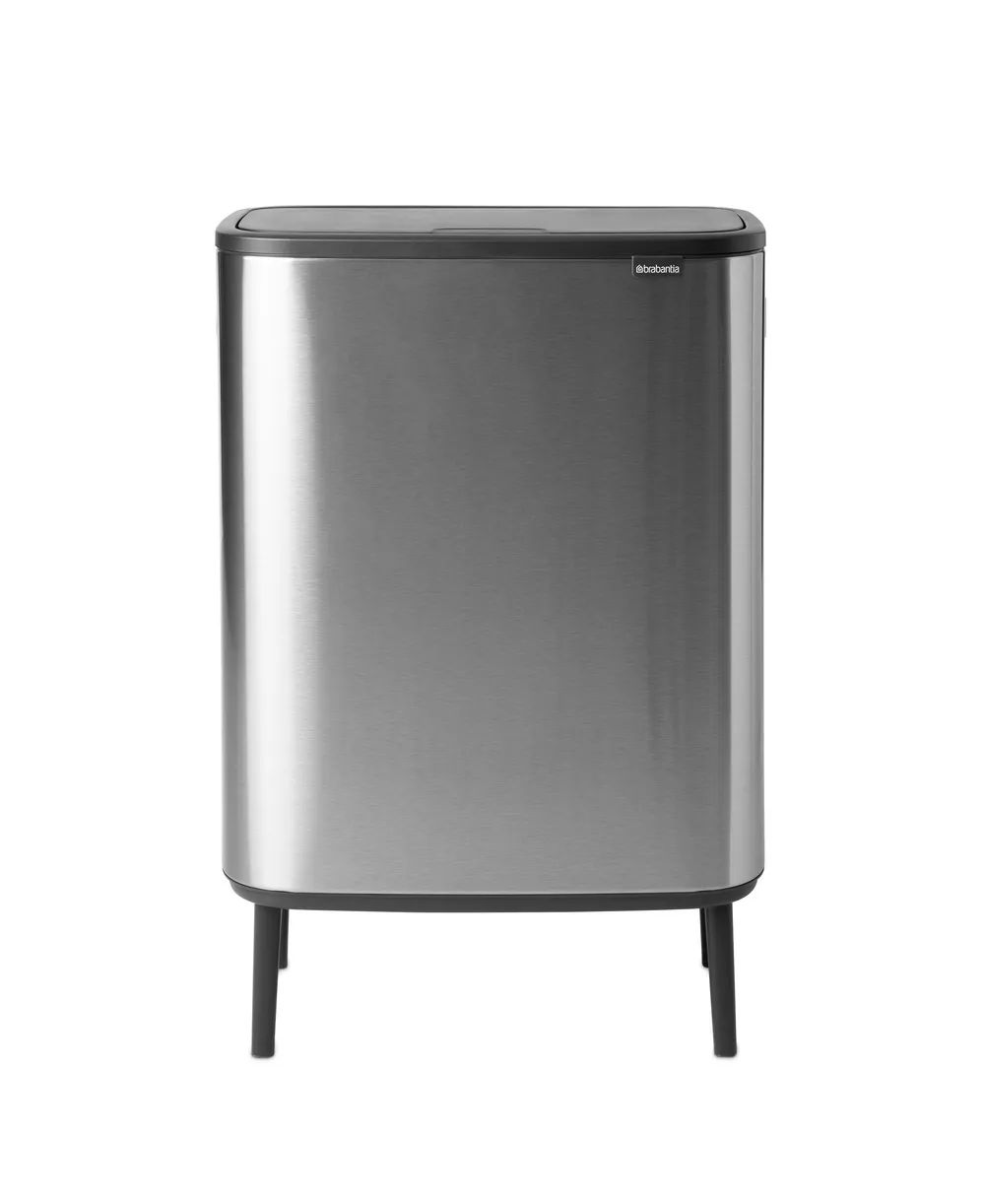 Brabantia Bo Touch Bin Hi, 60L - Matt Steel Fingerprint Proof