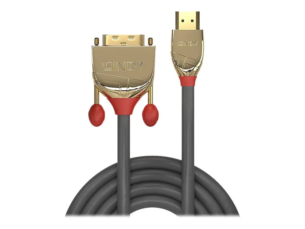 Lindy Gold Line - Adapterkabel - HDMI männlich zu DVI-D männlich